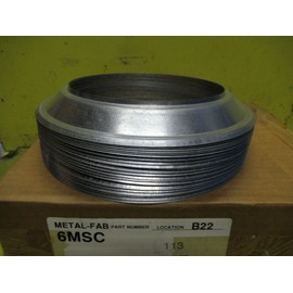 Metal-Fab 24 METAL-FAB 6" B-Vent Galvanized Storm Collars  6MSC Full Case NOS