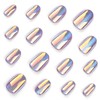 24pcs Press on Nails Medium Almond Fake Nails Colorful Glossy