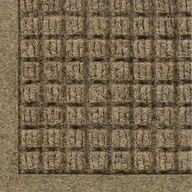 M+A Matting - 280500023 WaterHog Fashion Commercial-Grade Entrance Mat, Indoor/Outdoor Charcoal Floor Mat 3' Length x 2' Width, Camel by
