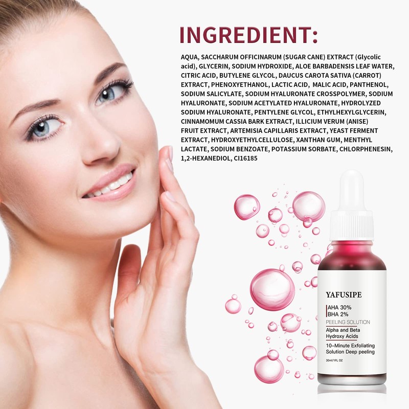 YAFUSIPE AHA 30% + BHA 2% Peeling Solution Exfoliating Chemical