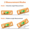 Digital Billet Torpedo Level Protractor ABS 90 Degree Orange