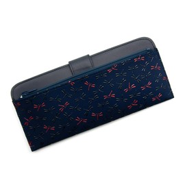 Indenya Indo, Nagomi, Dragonfly, Traditional Crafts, Koshu Inden, Deerskin Lacquer, Original Brand, navy