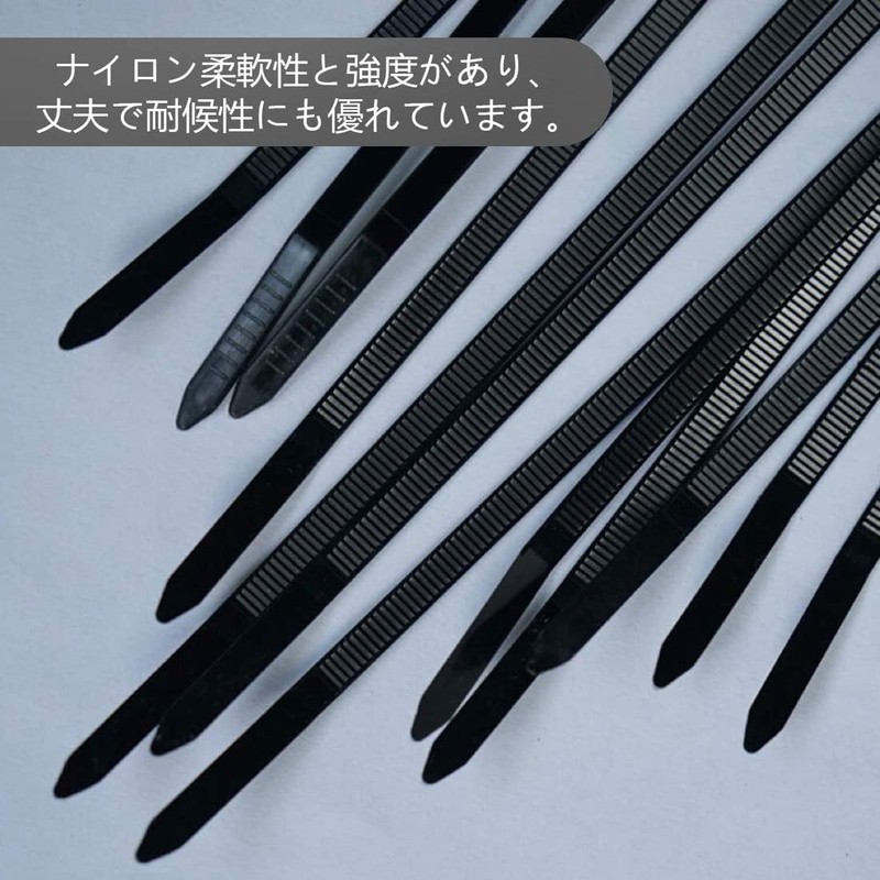 Pack of 500 Cable Ties Cable Zip Ties Nylon Cable