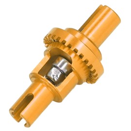 Alomejor RC Car Ball Differential Gear RC Ball Differential for K969 K989 K969 K979 K999 P929 P939 1/28 Remote Controlled Model Vehicle (Gold)