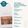 Nook Theory Linen Wedding Planner and Keepsake - Perfect for