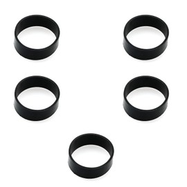 heyous 5pcs Rubber Fixing Band Diving Weight Belt Underwater Tank Backplate Strap Outdoor Backpack Harness Scuba Diving Wing Back Pad Accessories, Black