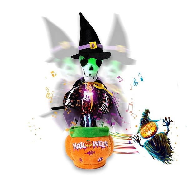 EMOIN Halloween Talking Dancing Cactus Toy Talking Singing Repeats &