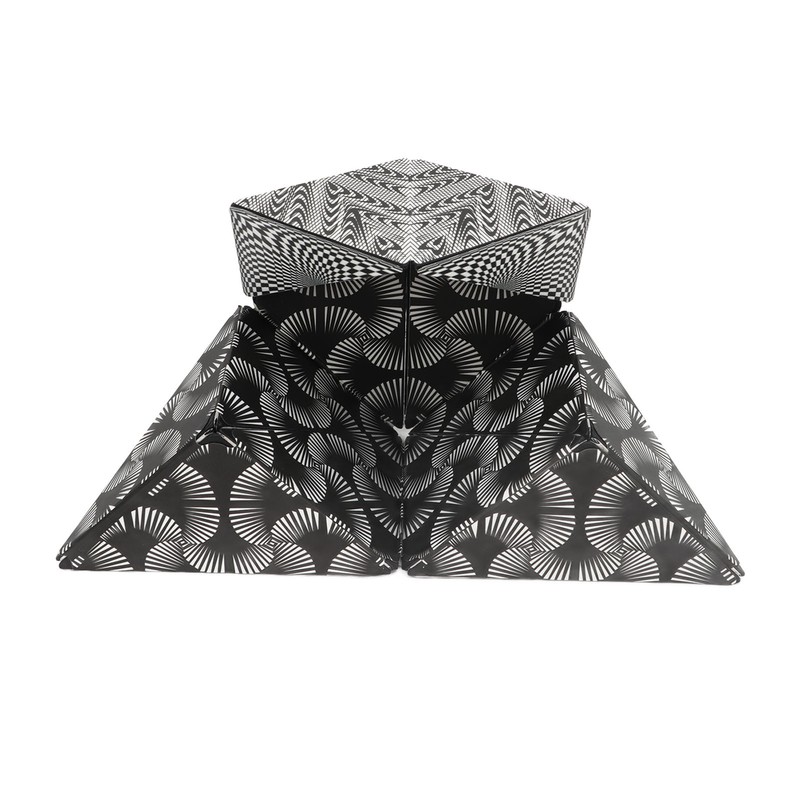 Shape Cube Magnetic ABS Geometric Cube Puzzle Toy for Daily