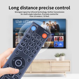 PZL V5 Pro Replacement Backlit Voice Remote Control for Vseebox V3 Pro, V3 Plus, V5 Pro, V1, V1 Pro, V2, V2 Pro, V1 Max, Elite, Max