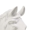 Lilie 14 Inch Horse Head Bust Statuette, Wall Mount Design,