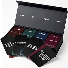 Conversation Starter Cards to Deepen Friendships and Break The ice – 176 Deep Questions for Couples, Friends, Party Game for Meaningful Conversations, Prompts for Deeper Connection