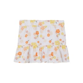Name IT Girls' NMFHIFLOWER Skirt, Double cream