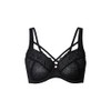 Ulla Popken Women's Truyou Underwired Bra Transparent Lace Cup C-F
