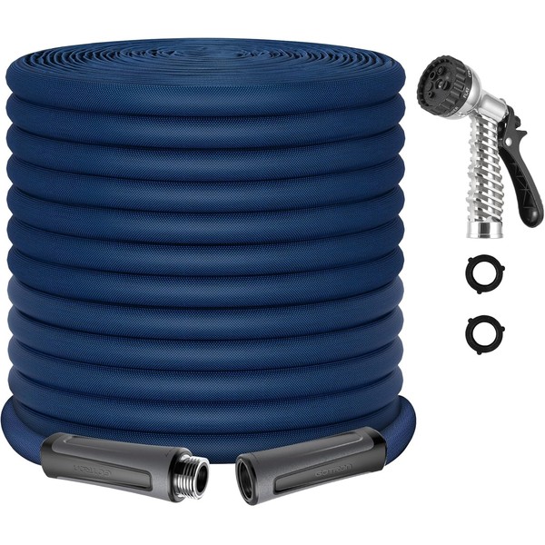 Gotron Garden Hose 25ft, Non-Expanding Lightweight Water Hose with 7