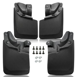 Mud Flaps Mud Splash Guard Mudguards for 2016 2017 2018 2019 2020 2021 2021 Toyota Tacoma (Doesn't Fit SR or SR5) Front & Rear 4PCS Compatible with OEM Fender Flares