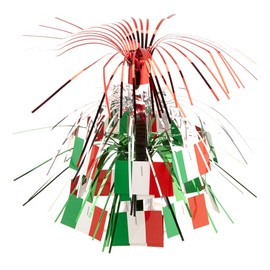 Italian Flag Mini Cascade Centerpiece Party Accessory (1 count) (1/Pkg)