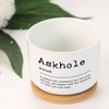 DecStic Askhole Definition Planter Ceramic Bible Verse Round Flower Pots