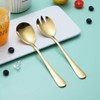 Berglander Gold Salad Server Set, Stainless Steel Salad Serving Set
