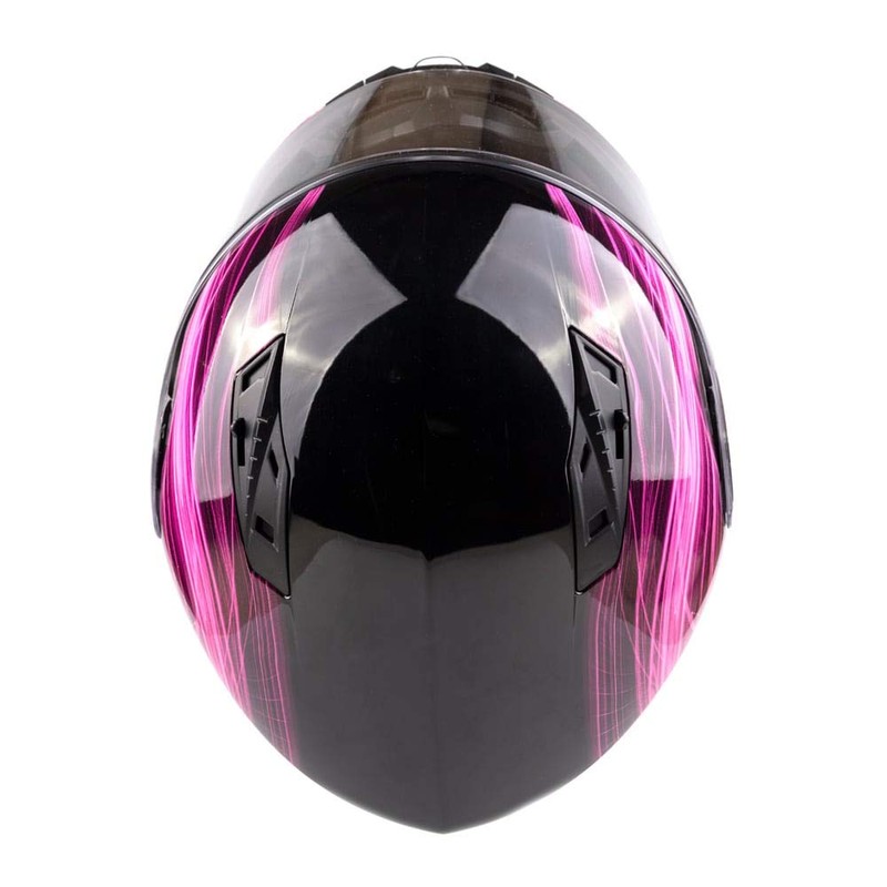Typhoon TH158 Adult Women's Modular Full Face Motorcycle Helmet Flip-Up