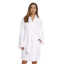 Just Love Kimono Robe Bath Robes for Women 6312-White-3X