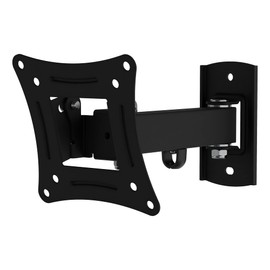 AVF TV & Monitior Mount - Multi Position Extendable Black Wall Bracket for Screens up to 32" and 10kg - Universal VESA 75x75mm & 100x100mm - Fixings Provided - MRL13