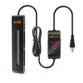 azw Aquarium Heater 300W/500W/800W, Fish Tank Heater with Digital LED Controller, Frequency Conversion Energy Saving, IPS Anti-Boiling Fish, Multiple Intelligent Protection for Freshwater/Saltwater