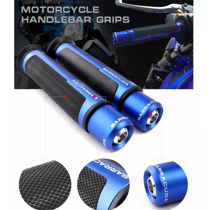 Codyar Puños Manijas Moto Cubre Puños Negro Rojo Azul Dorado