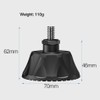 LEOFOTO Tripod Base SC-70 Swivel Rubber Base for Monopods