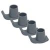 4 Pcs Walker Glide Skis Rubber Universal Walker Ski Glides