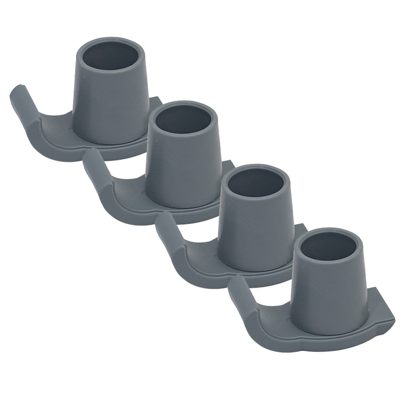 4 Pcs Walker Glide Skis Rubber Universal Walker Ski Glides