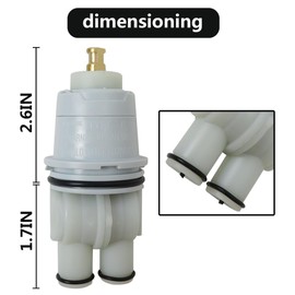 JRSHOME RP46074 Shower Valve Cartridge Assembly, Shower Cartridge for Shower and Tub 13/14 Series Faucet,Single-Handle Universal Valve Cartridge Repair Kit,Replacement for Monitor Shower Cartridge