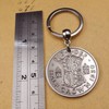 A Silver Dream 1950 Half Crown Coin Keyring