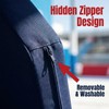 2Pcs Stadium Seat Cushions, Extra Thick 3.15" High-Density Foam Bleacher