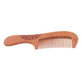BIUDECO Wooden Hair Comb for Men Women Long Handle Hair Detangler Natural Wood Static Comb