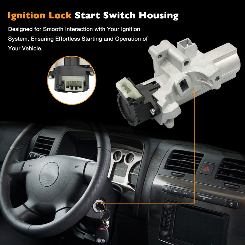 Ignition Switch Compatible with Chevy Colorado, GMC Canyon 2004-2012, Hummer