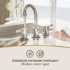 Phiestina 8 Inch 3 Hole Widespread Chrome Bathroom Faucet 2