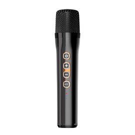 pemacom Wireless Microphone for Karaoke Machine: Auto-Connection Metal Professional UHF Dynamic Handheld Microphone Adjustable Bass Treble Suitable for PM01 Karaoke System