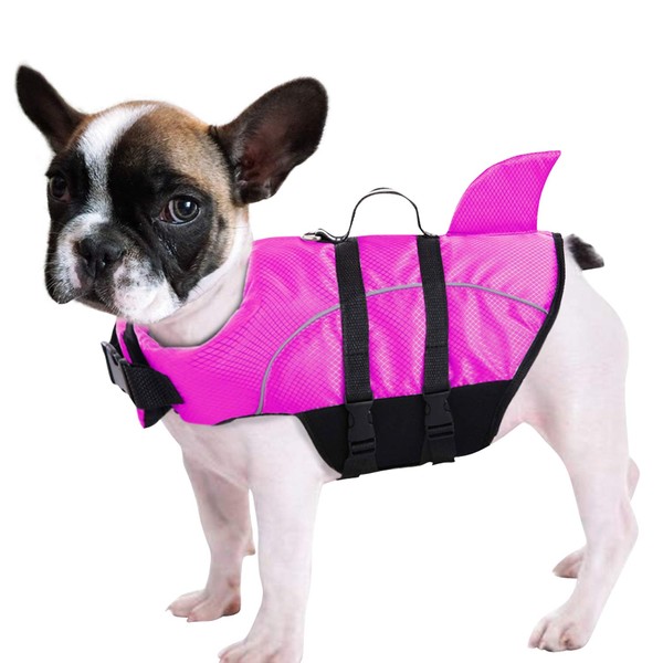 Ripstop Dog Life Jacket Shark Life Vest for Dogs, Safety