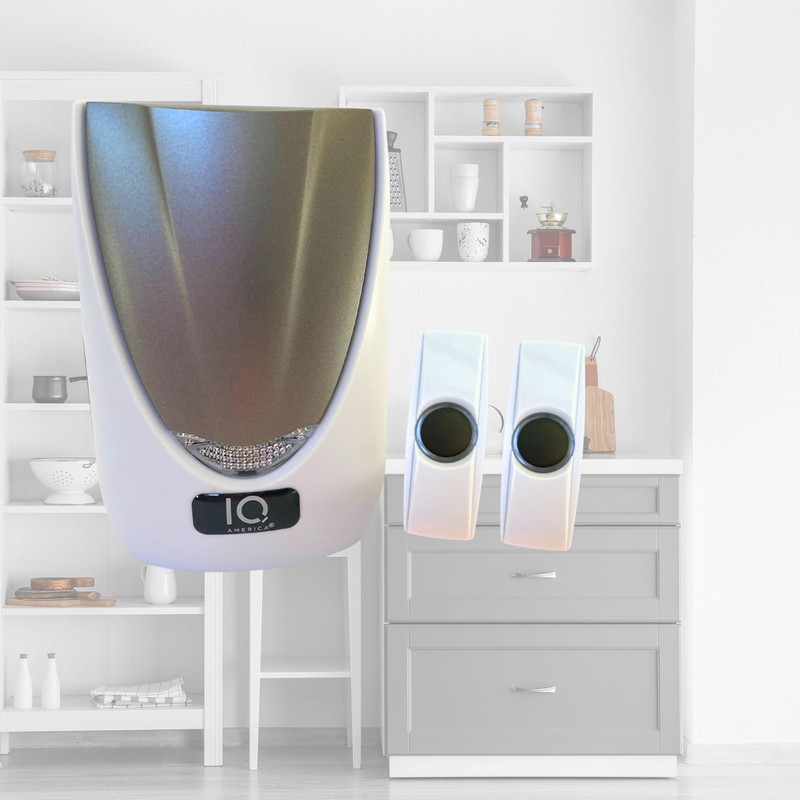 Battery Powered Wireless Portable Door Bell Chime with Visual Alert