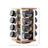 Kamenstein 16 Jar Warner Revolving Countertop Spice Rack Organizer with