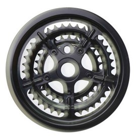 Sunlite 1-Piece Chainring, Triple, 28 x 38 x 48t, Black