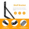 Heavy Duty Shelf Brackets 12 x 8 inches, 6 Pack