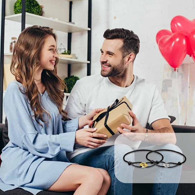 Sikweny Pack of 2 Sailing Rope Bracelets, Adjustable Design, Men's