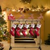 YEAHOME Christmas Stocking Holder Stand, Merry Christmas Metal Freestanding Stocking