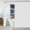 AJAZZ Magnetic Folding Shower Curtains Fabric Polyester Material Waterproof Shower