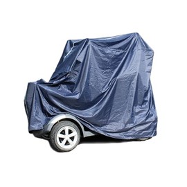Mobility Scooter Storage Cover, XL, Waterproof, Navy Blue with Reflective Strip