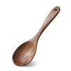 Generic 2 Pieces Wooden Salad Servers,10.2 inches Wood Serving Spoons