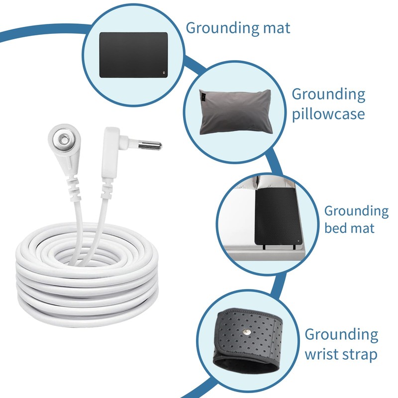 2PC Grounding Wire Grounding Cord 15ft Grounding Products Universal Grounding