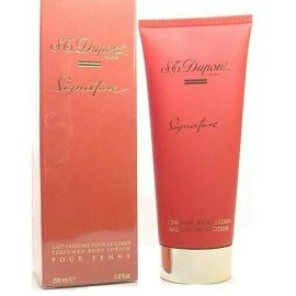 S.T. DUPONT SIGNATURE PERFUMED BODY LOTION POUR FEMME 6.6 Oz / 200 ml BRAND NEW!