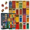 Puzzle for Adults, 1000 Pieces, Artwork with Colourful Front Doors,